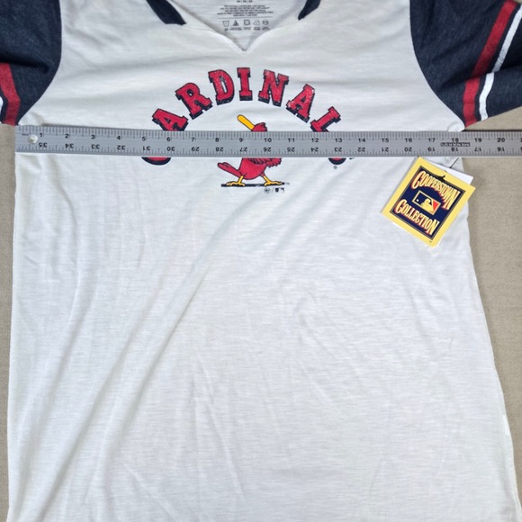 '47 Brand‎ St. Louis Cardinals Women's T-Shirt Baseball Short Sleeve Tee Medium - Picture 4 of 6